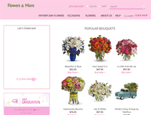 Tablet Screenshot of flowersandmorein.com
